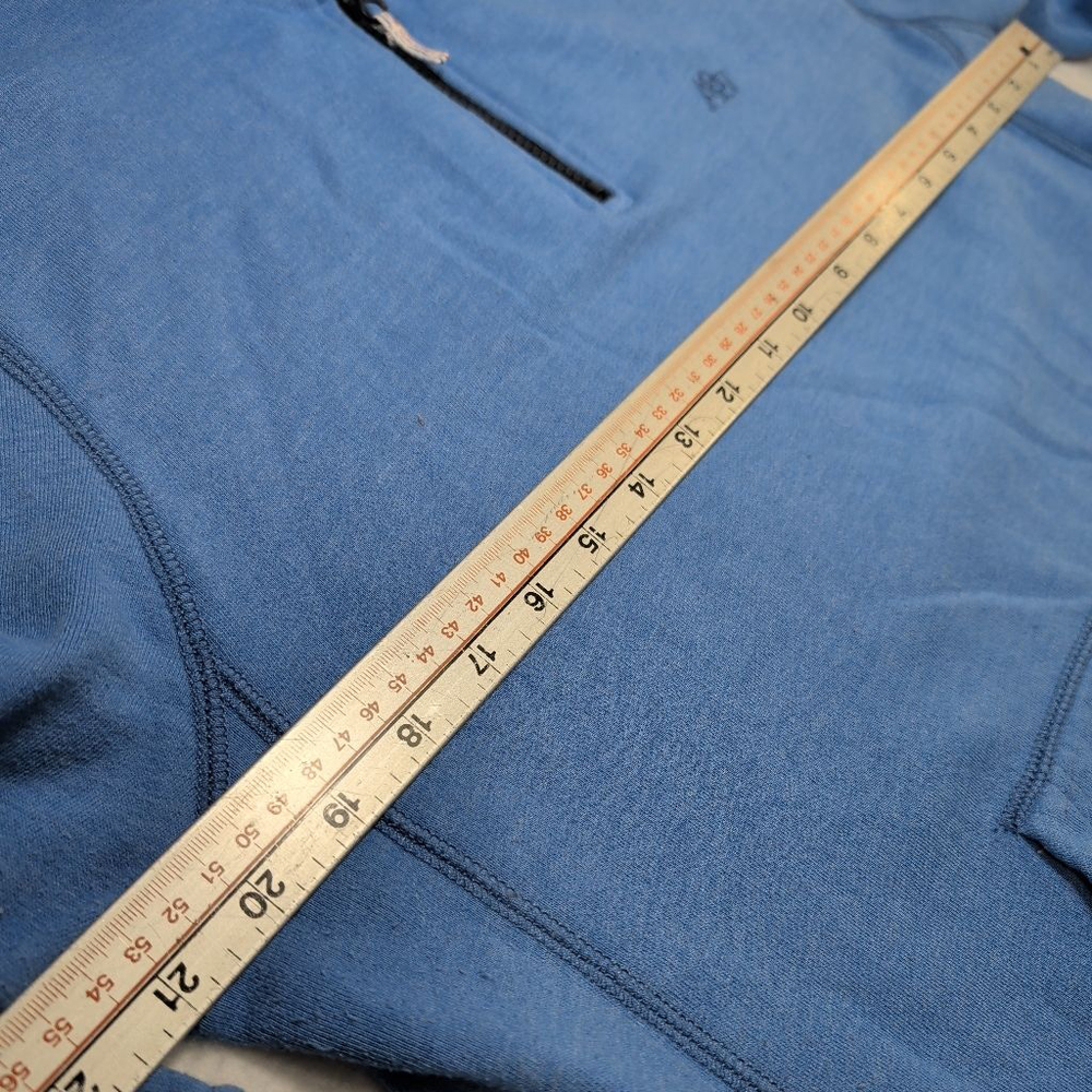 Men's Aeropostale Blue Quarter-Zip Sweatshirt M - Picture 9 of 11